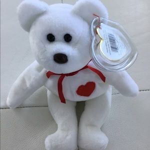 Valentino, Beanie Baby teddy bear in great condition